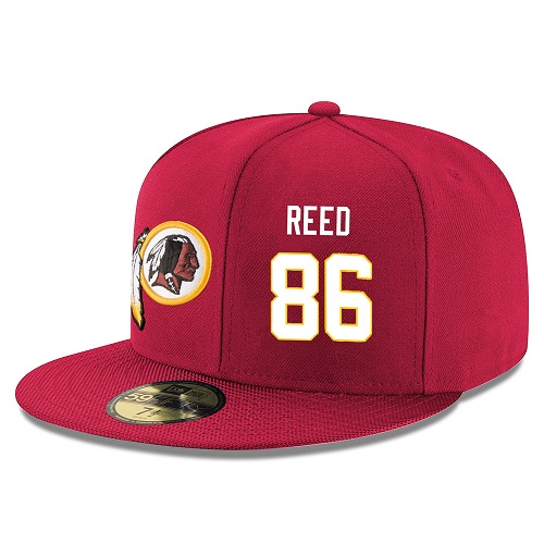 NFL Washington Redskins #86 Jordan Reed Stitched Snapback Adjustable Player Hat - Red/White